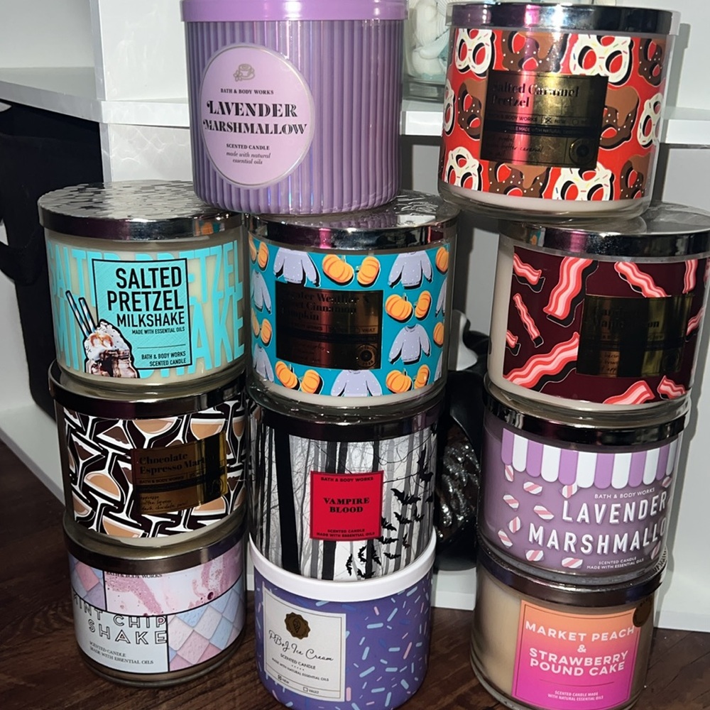 NEW 2 / $35 3 wick candles